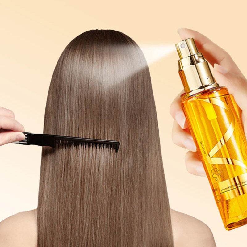 Perfume Soft Hair Care Essential Oil To Improve Dry And Frizz Wash-free Anti-static Spray - Mubimart
