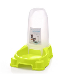 Pet Automatic Food Water Dispenser Puppy Kitten Feeder Bowl Dog Drinker Feeding Dish - Mubimart -  