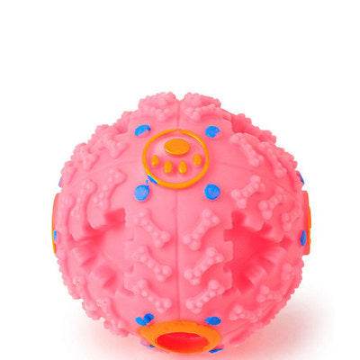 Pet Dog Treat Trainning Chew Sound Food Dispenser Toy Squeaky Giggle Ball - Mubimart