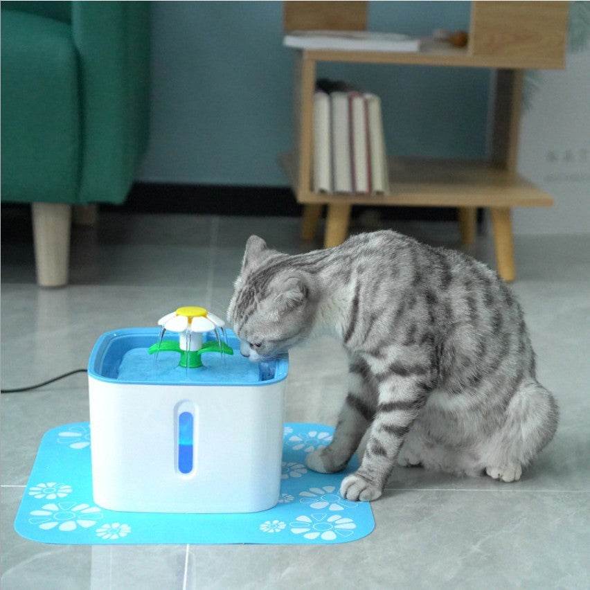 Pet Electric Circular Water Feeder - Mubimart