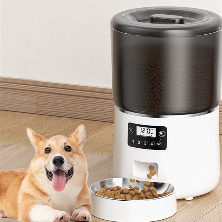 Pet Feeder Cat Automatic Timing Quantitative - Mubimart - Pet Feeder 