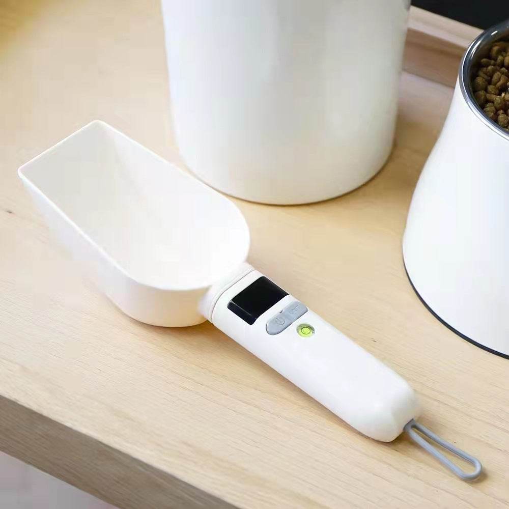Pet Food Spoon Transparent With Scale Measurement - Mubimart