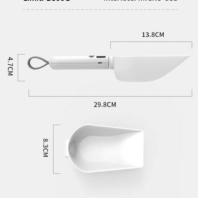 Pet Food Spoon Transparent With Scale Measurement - Mubimart -  