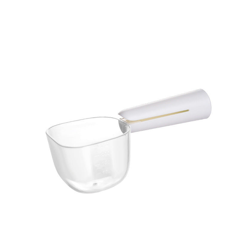 Pet Food Spoon Transparent With Scale Measurement - Mubimart -  