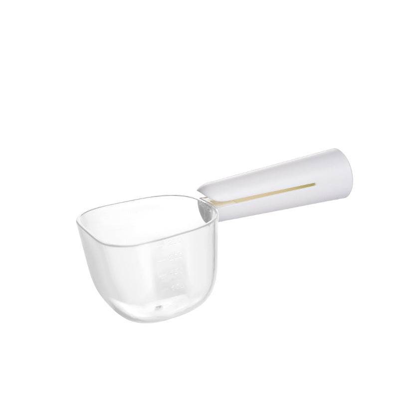 Pet Food Spoon Transparent With Scale Measurement - Mubimart