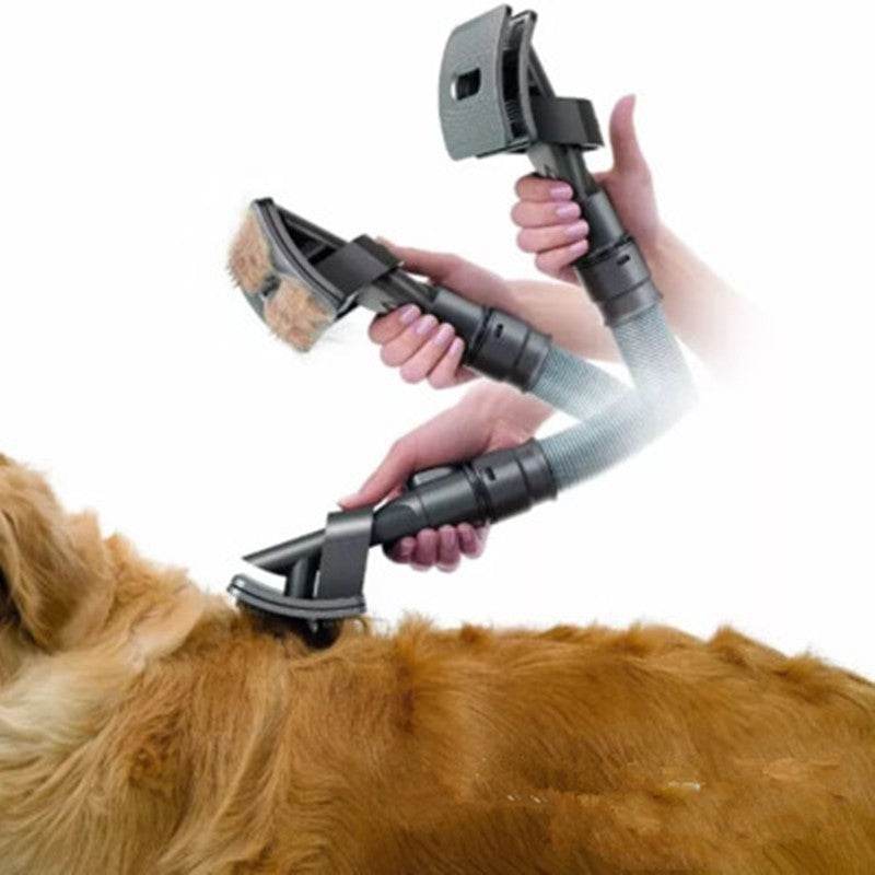 Pet Grooming Brush Tool Pet Vacuum Cleaner Brush Attachment - Mubimart