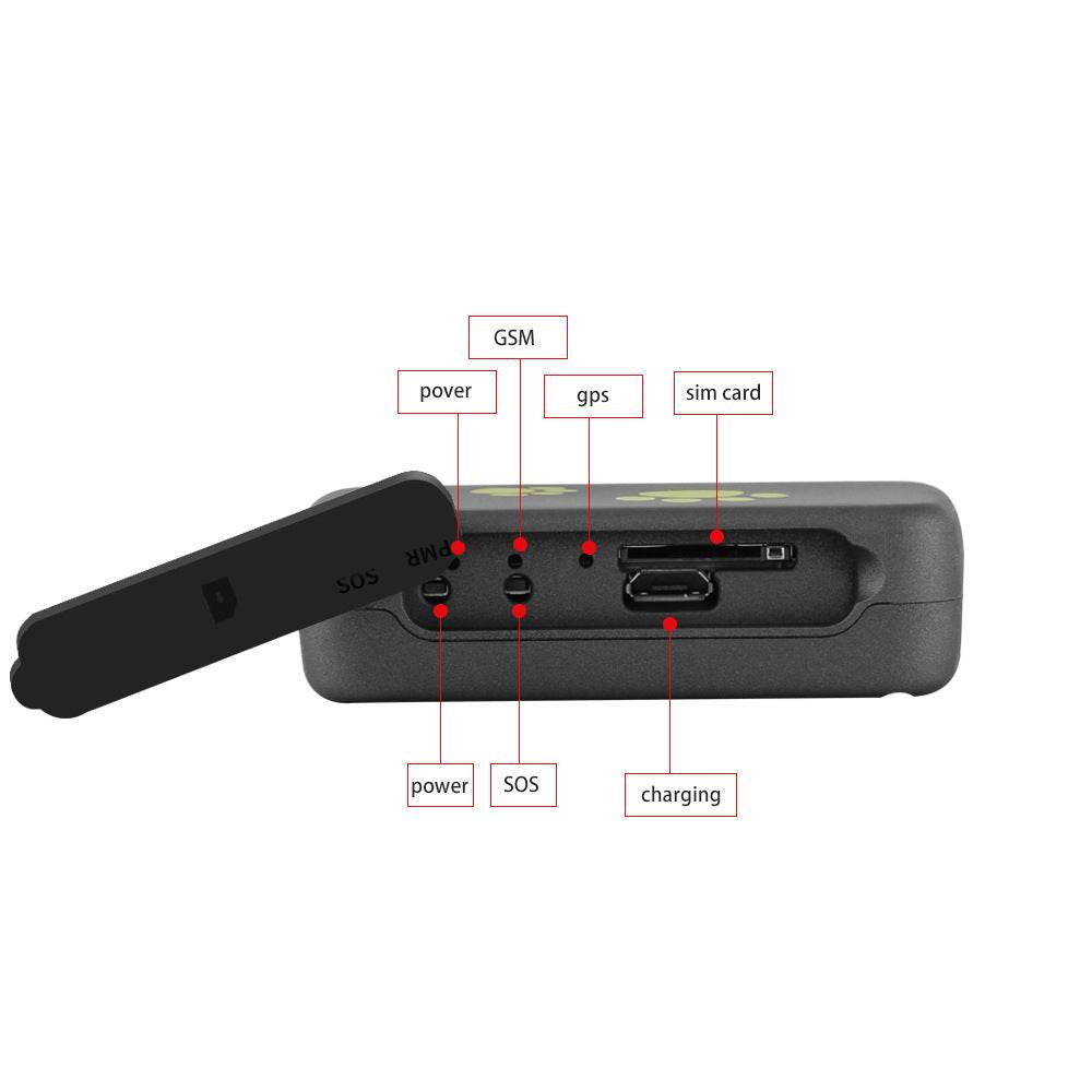 Pet PVC Material GPS Tracker Anti-lost - Mubimart
