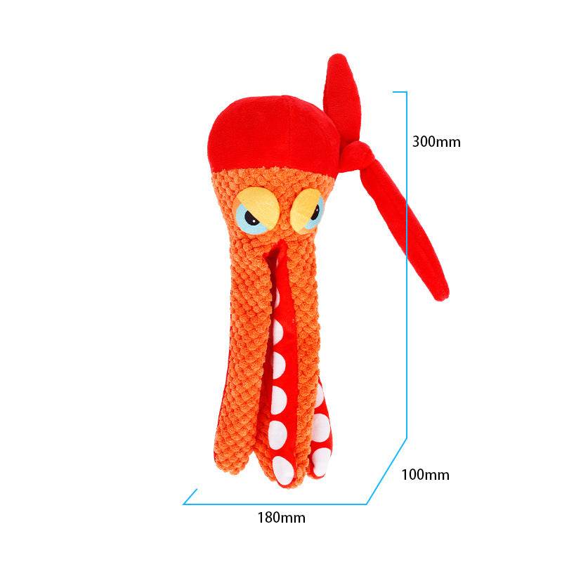 Pet Plush Toy Octopus Dog Puzzle - Mubimart