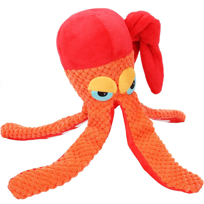 Pet Plush Toy Octopus Dog Puzzle - Mubimart -  