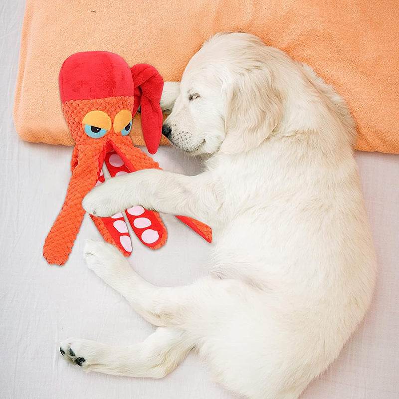 Pet Plush Toy Octopus Dog Puzzle - Mubimart