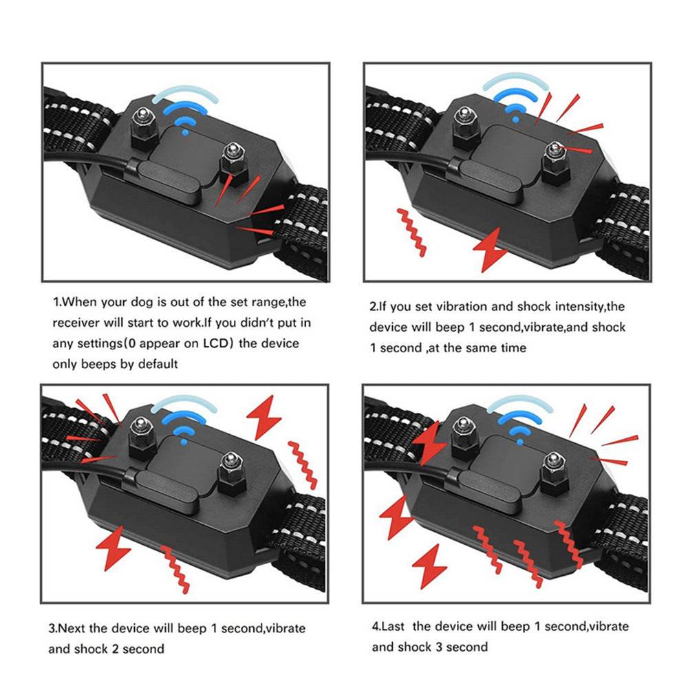 Pet Wireless Electronic Fence Gps Dog Trainer - Mubimart