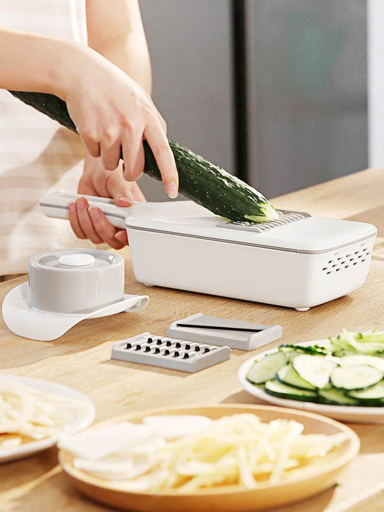 Petal multifunctional chopper kitchen slicing and cutting board household chopper potato slicer - Mubimart