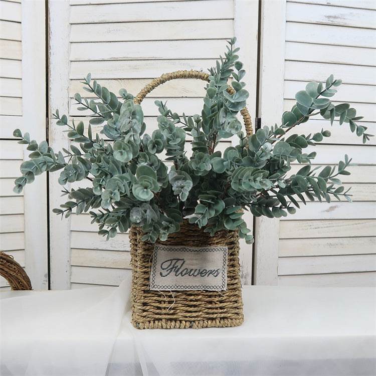 Photography-Props Flower Arrangement Money-Leaf Wedding Deco Artificial-Plants Eucalyptus - Mubimart
