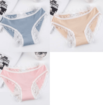 Physiological Pants Girls Ladies breathable antibacterial leak-proof of waist large size menstrual period warm triangle cotton underwear women - Mubimart