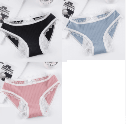 Physiological Pants Girls Ladies breathable antibacterial leak-proof of waist large size menstrual period warm triangle cotton underwear women - Mubimart