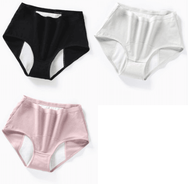 Physiological Underwear Ladies Cotton Cotton Antibacterial Crotch Menstrual Period Leak-proof Breathable Aunt Middle Waist Health Pants - Mubimart