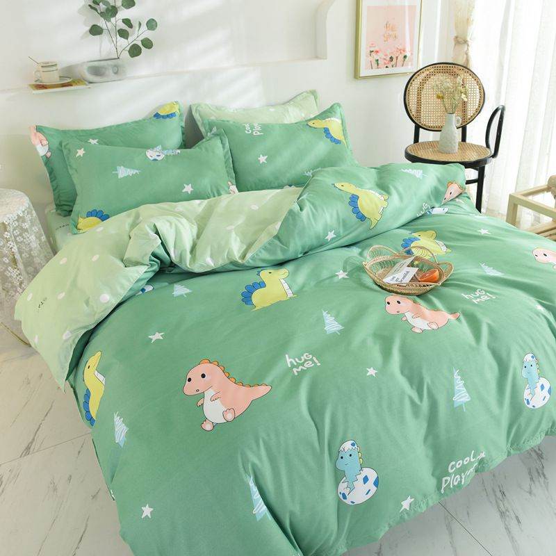 Pillowcase Bed Cover Set Sets Bedding Bedsheet Quilt Duvet - Mubimart