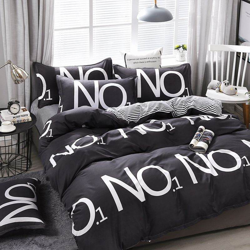 Pillowcase Bed Cover Set Sets Bedding Bedsheet Quilt Duvet - Mubimart