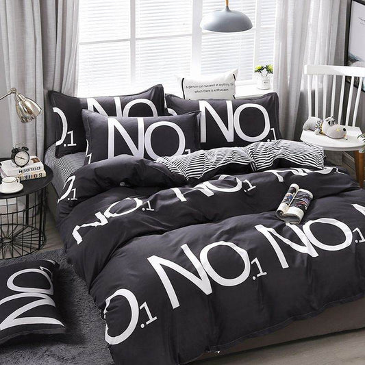 Pillowcase Bed Cover Set Sets Bedding Bedsheet Quilt Duvet - Mubimart