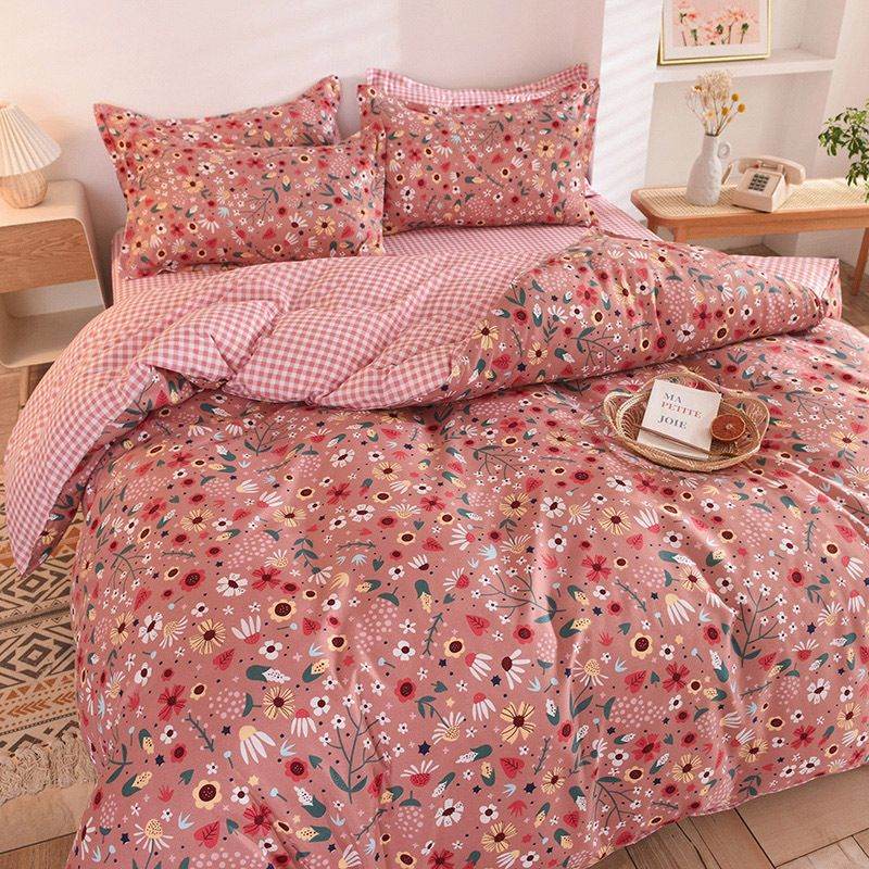 Pillowcase Bed Cover Set Sets Bedding Bedsheet Quilt Duvet - Mubimart