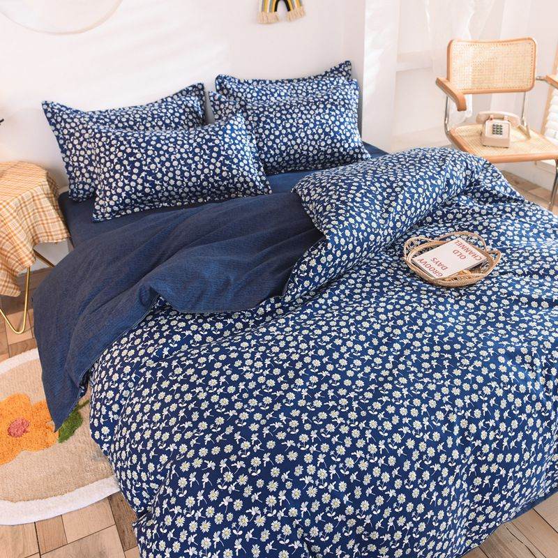 Pillowcase Bed Cover Set Sets Bedding Bedsheet Quilt Duvet - Mubimart