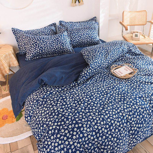 Pillowcase Bed Cover Set Sets Bedding Bedsheet Quilt Duvet - Mubimart