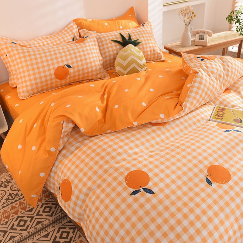 Pillowcase Bed Cover Set Sets Bedding Bedsheet Quilt Duvet - Mubimart -  