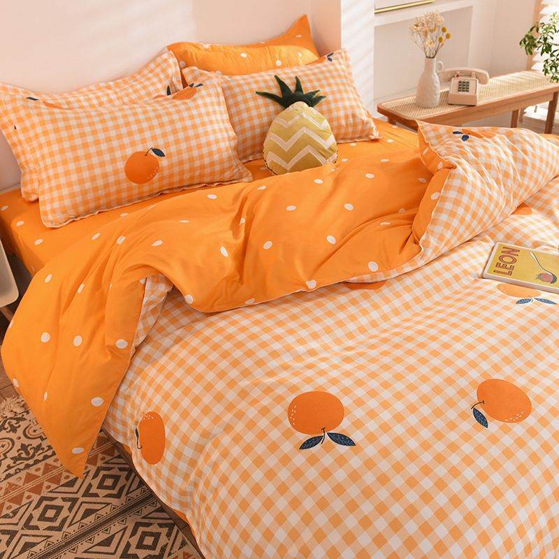 Pillowcase Bed Cover Set Sets Bedding Bedsheet Quilt Duvet - Mubimart