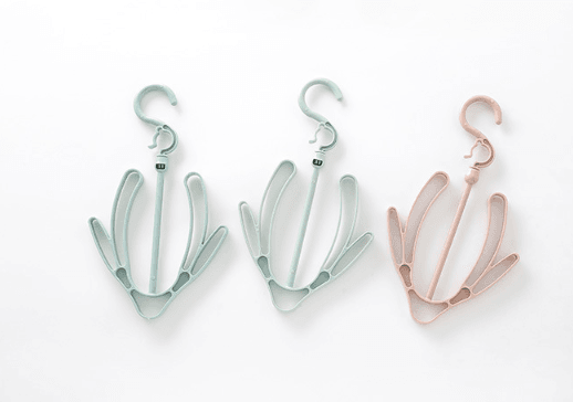 Plain windproof shoe drying rack - Mubimart