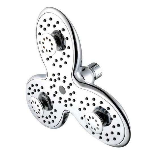 Plastic Bathroom Shower Head Multi-mode Pressurized Top Shower Head - Mubimart