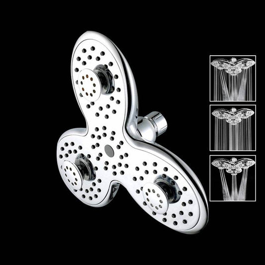 Plastic Bathroom Shower Head Multi-mode Pressurized Top Shower Head - Mubimart