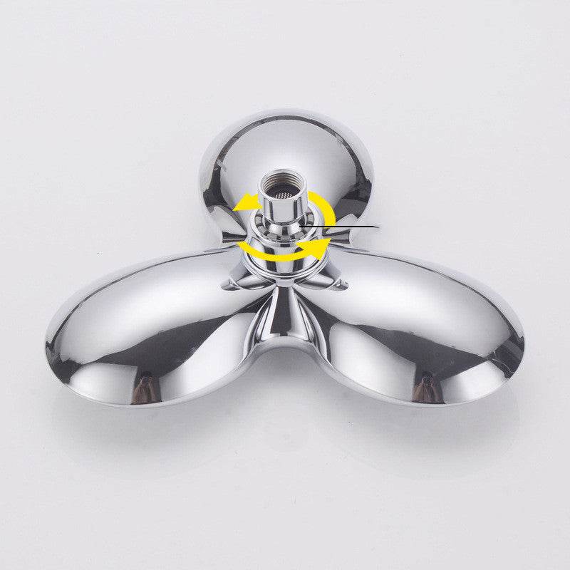 Plastic Bathroom Shower Head Multi-mode Pressurized Top Shower Head - Mubimart