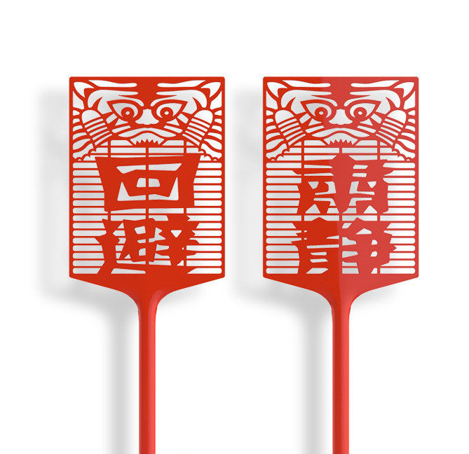 Plastic Creative Funny Long Handle Fly Swatter - Mubimart -  