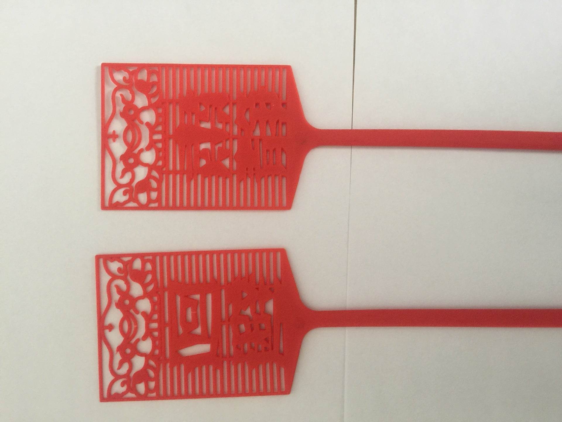 Plastic Creative Funny Long Handle Fly Swatter - Mubimart