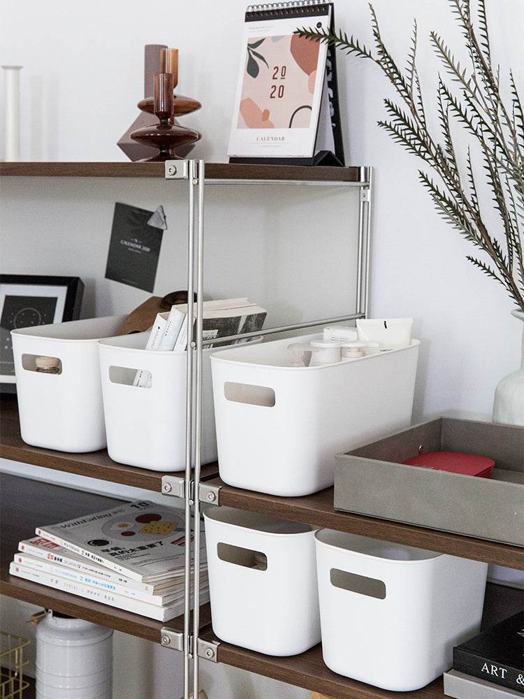 Plastic Desktop Storage Sundries Basket Sorting Box Storage Basket - Mubimart