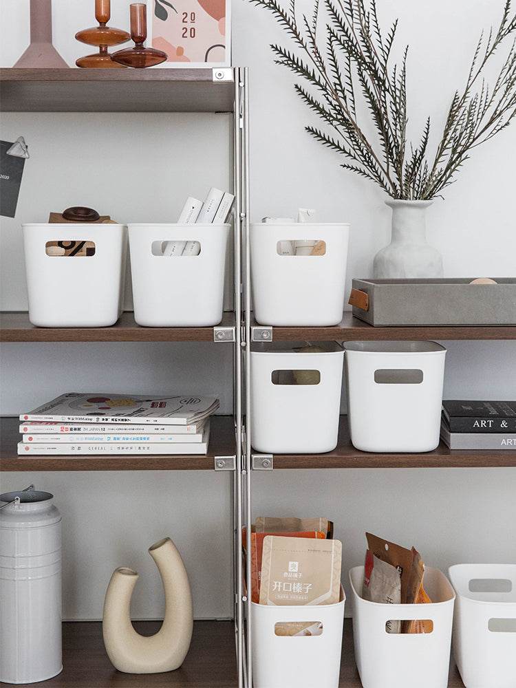 Plastic Desktop Storage Sundries Basket Sorting Box Storage Basket - Mubimart