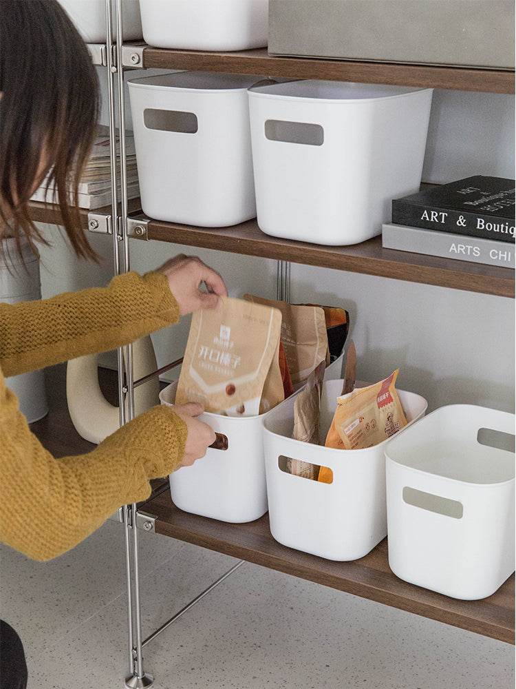 Plastic Desktop Storage Sundries Basket Sorting Box Storage Basket - Mubimart