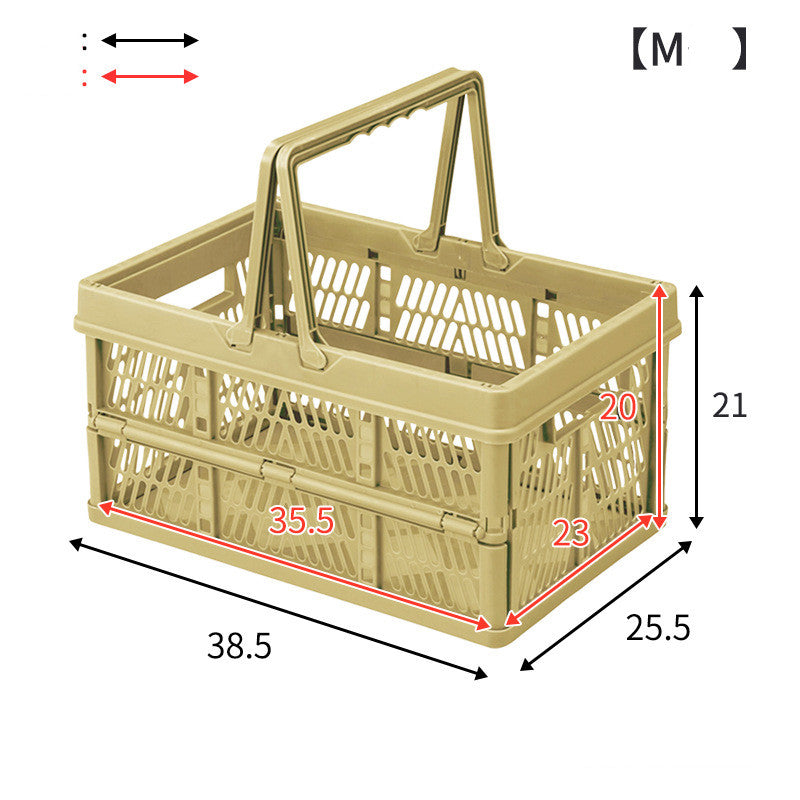 Plastic Folding Basket Household - Mubimart -  