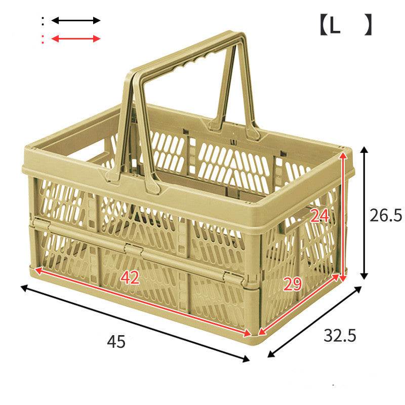 Plastic Folding Basket Household - Mubimart