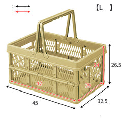 Plastic Folding Basket Household - Mubimart -  