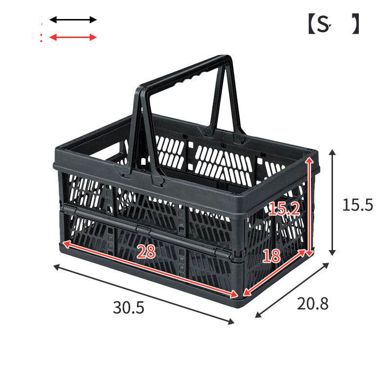 Plastic Folding Basket Household - Mubimart