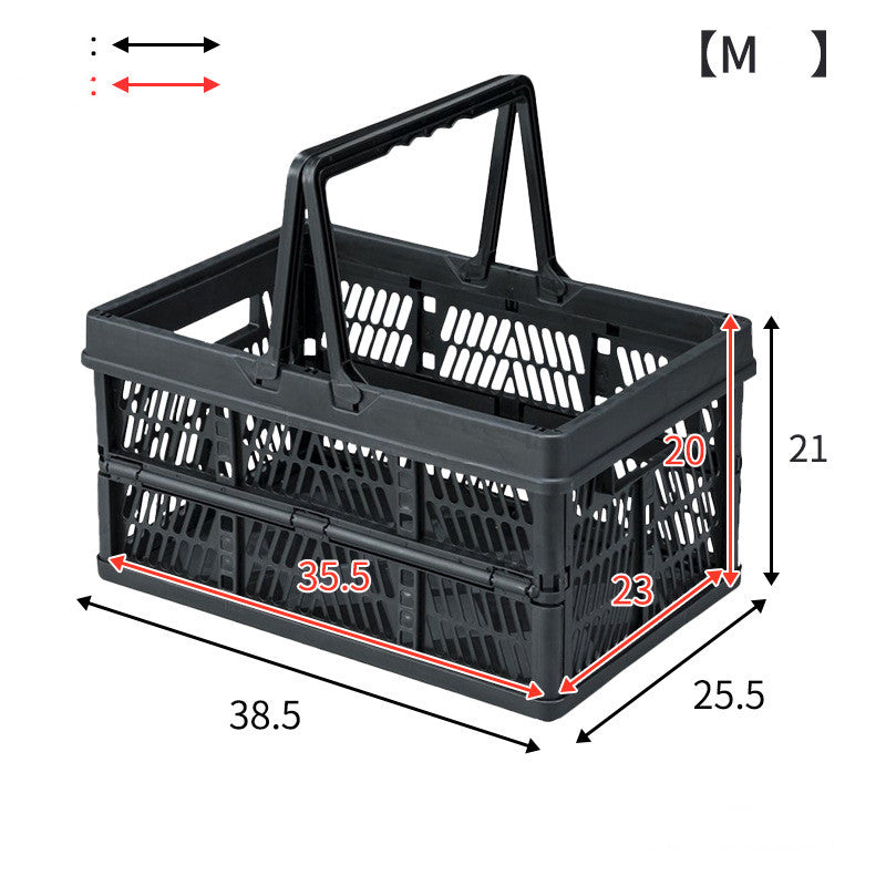 Plastic Folding Basket Household - Mubimart -  