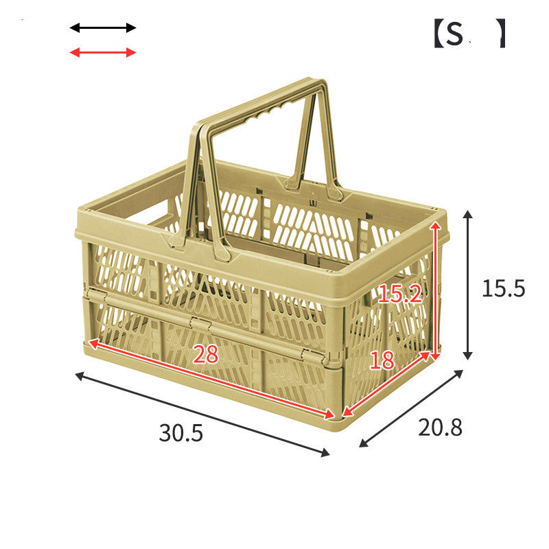 Plastic Folding Basket Household - Mubimart -  