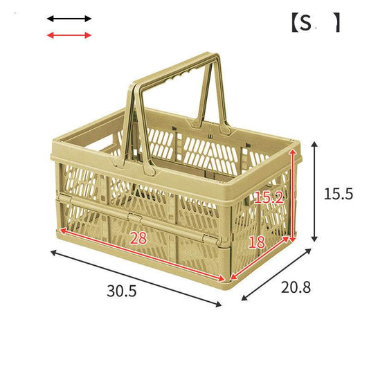 Plastic Folding Basket Household - Mubimart