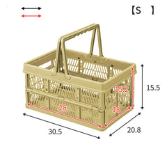 Plastic Folding Basket Household - Mubimart -  