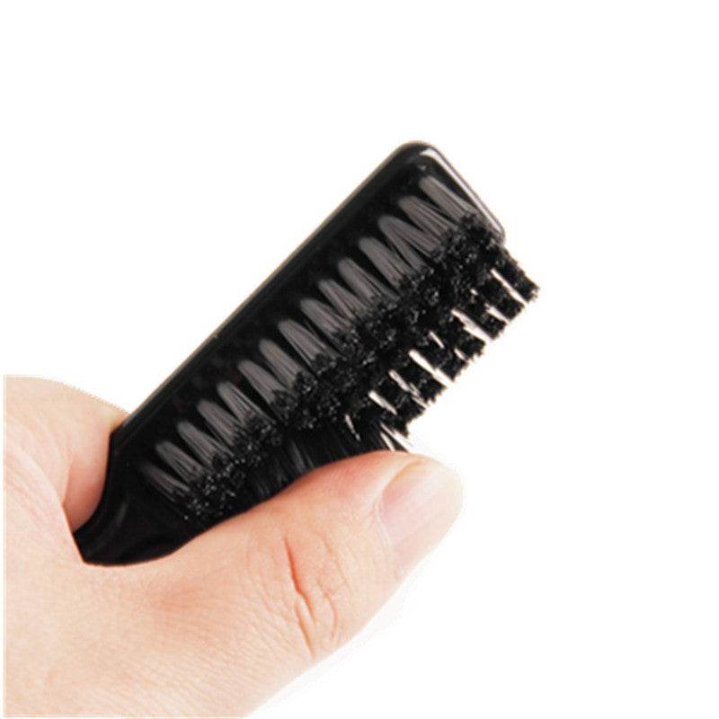 Plastic Handle Beard Brush Soft Nylon Brush - Mubimart