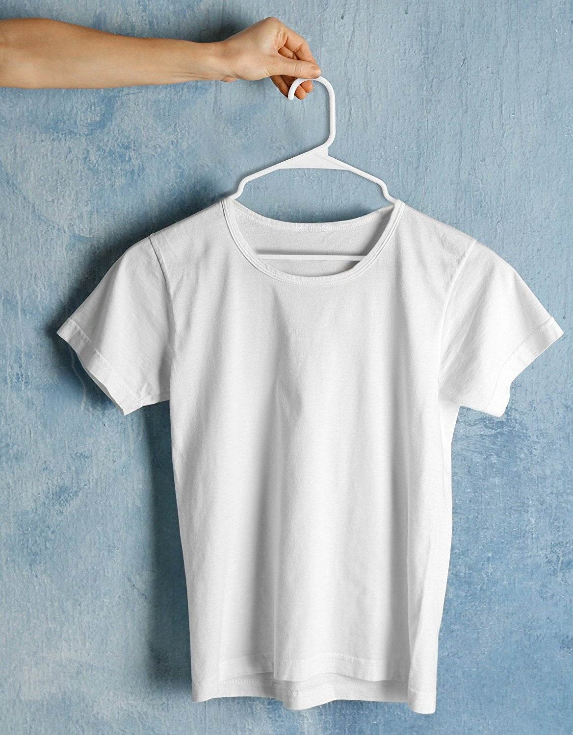 Plastic Hangers With Mini Hooks On Both Sides, Seamless Clothes Hanger And Pants Rack PP Hanger - Mubimart