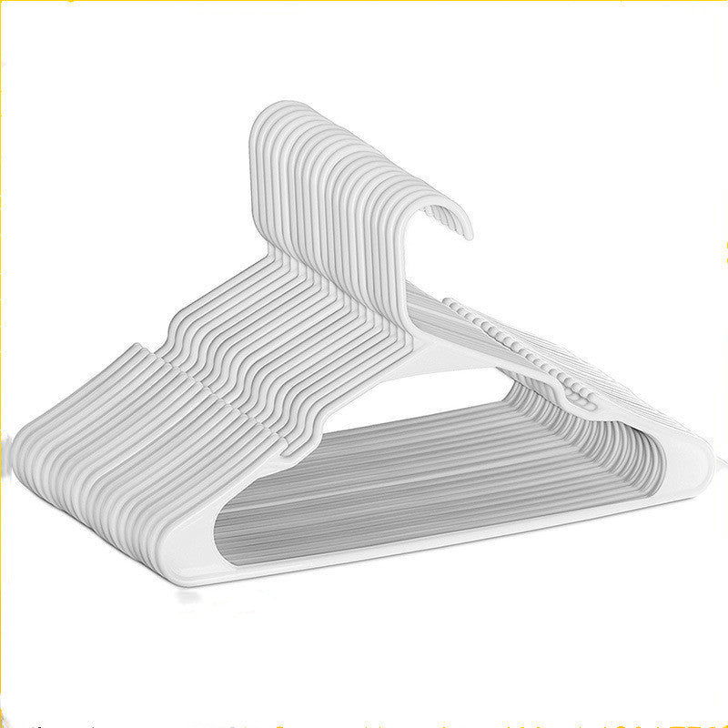 Plastic Hangers With Mini Hooks On Both Sides, Seamless Clothes Hanger And Pants Rack PP Hanger - Mubimart -  