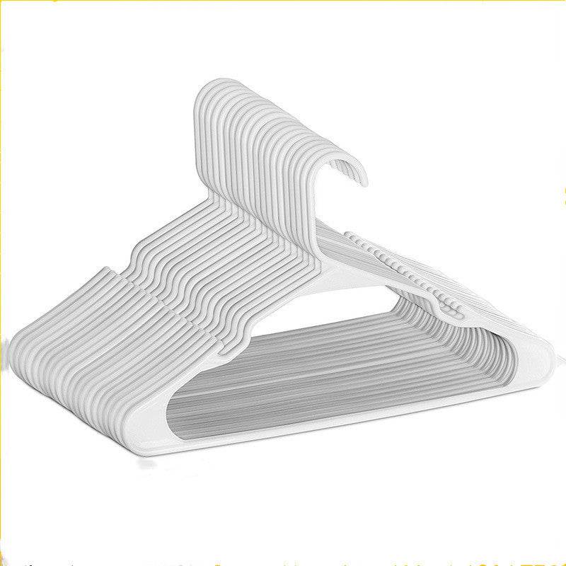 Plastic Hangers With Mini Hooks On Both Sides, Seamless Clothes Hanger And Pants Rack PP Hanger - Mubimart
