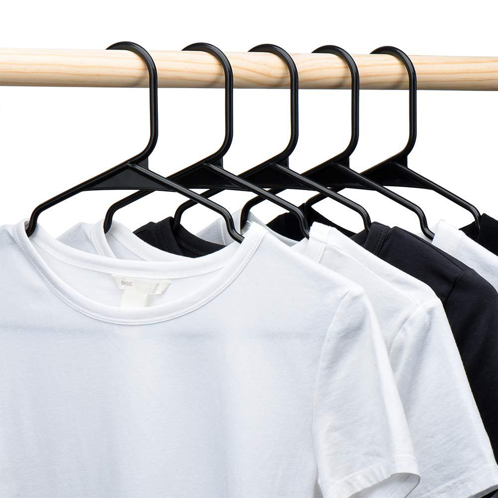 Plastic Hangers With Mini Hooks On Both Sides, Seamless Clothes Hanger And Pants Rack PP Hanger - Mubimart -  